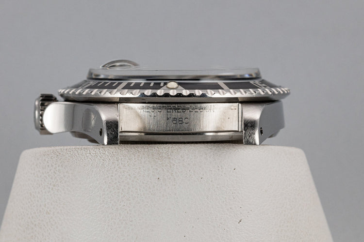 1970 Rolex Submariner 1680 with MK IV Red Dial