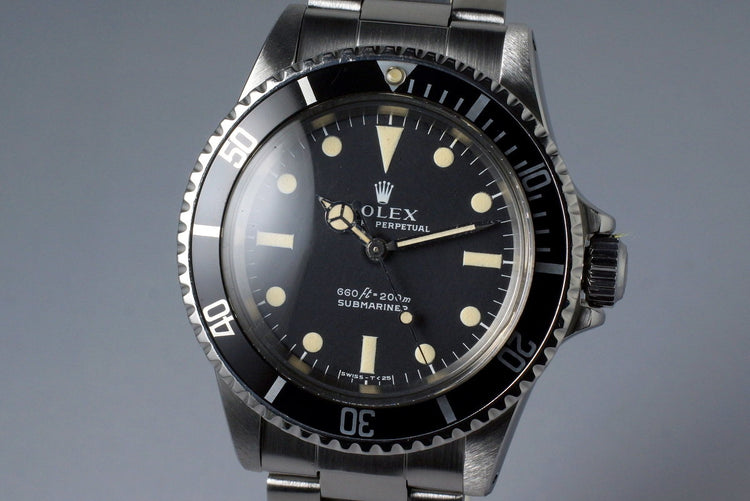 1971 Rolex Submariner 5513 Serif Dial