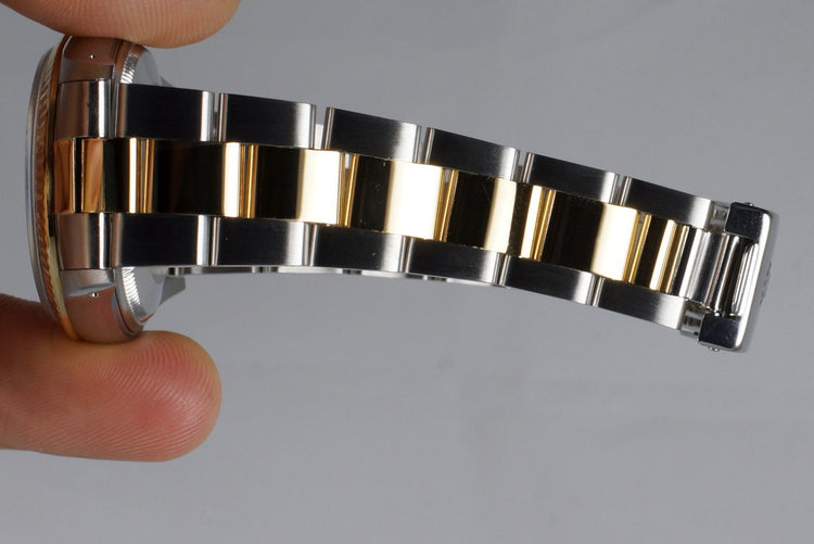 1991 Rolex Two Tone Oyster Perpetual 14233 Champagne Dial