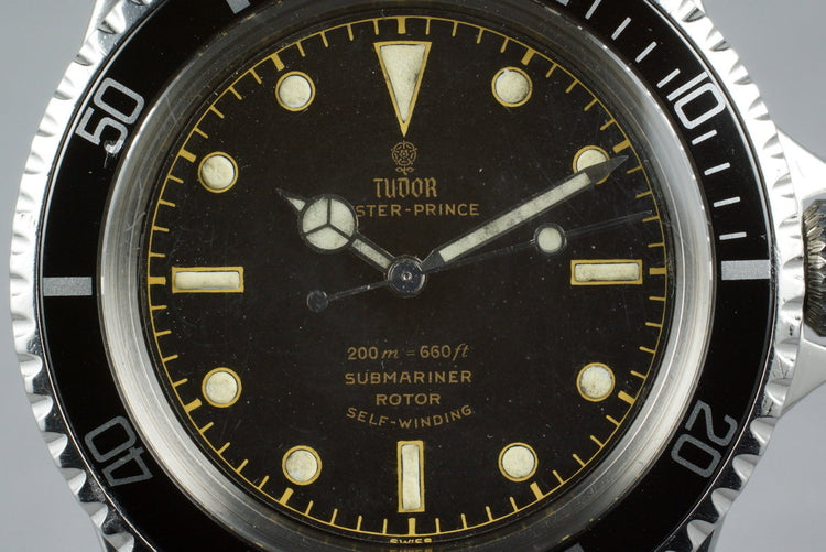 1964 Tudor Submariner 7928 PCG Gilt Chapter Ring Dial