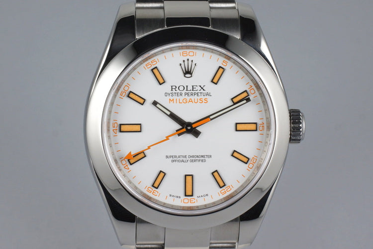 2007 Rolex Milgauss 116400V with Box and Papers