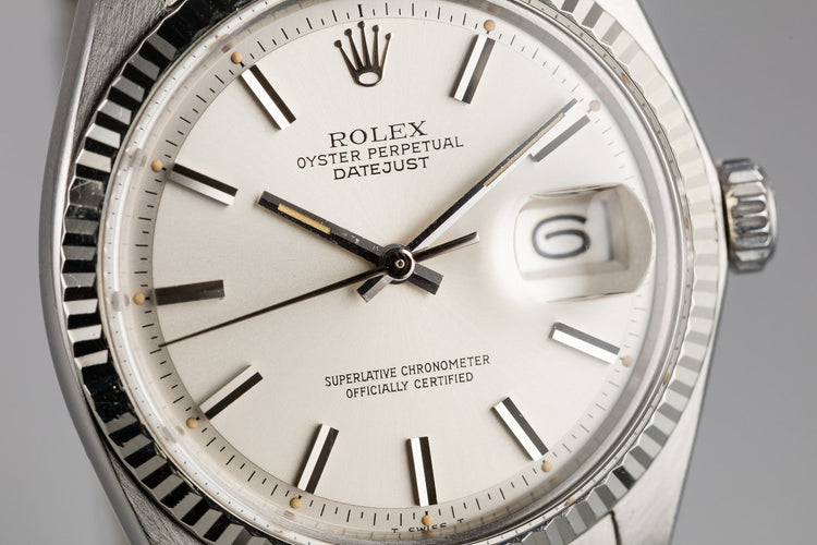 1975 Rolex DateJust 1601 Silver Dial