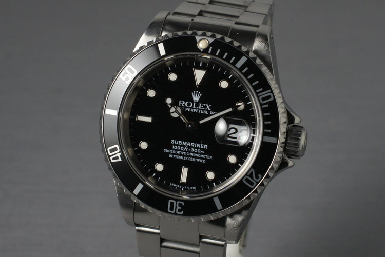 1995 Rolex Submariner 16610