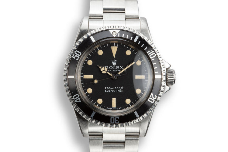 1966 Rolex Submariner 5513 with Meters First Dial