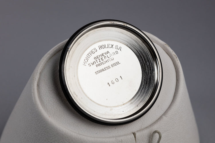 1972 Rolex DateJust with No Lume Silver Linen Dial