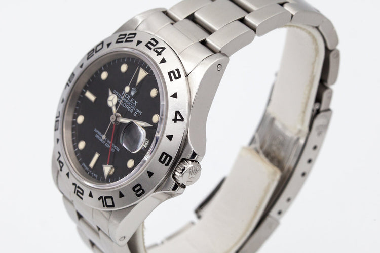 Rolex Explorer II ‘Spider’ Rail Dial 16550 with Box and Booklets