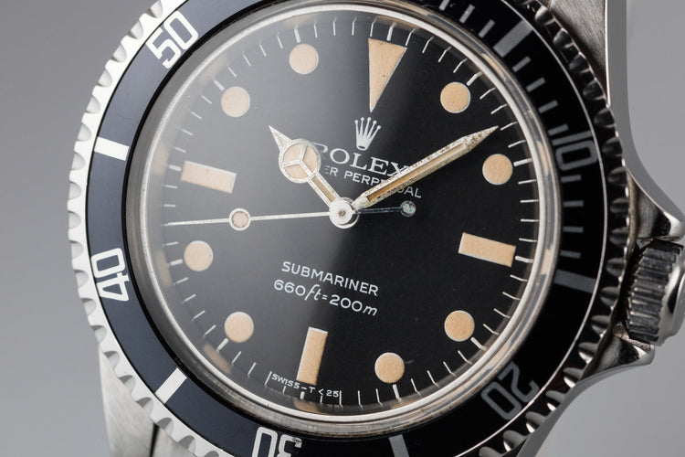 1977 Rolex Submariner 5513 Mark 2 Maxi Dial