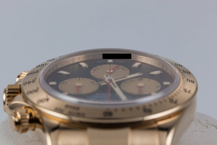 2010 Rolex 18K YG Daytona 116528 with Box and Papers