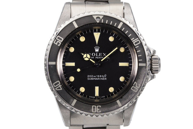 1970 Rolex Submariner 5513 Meters First Dial