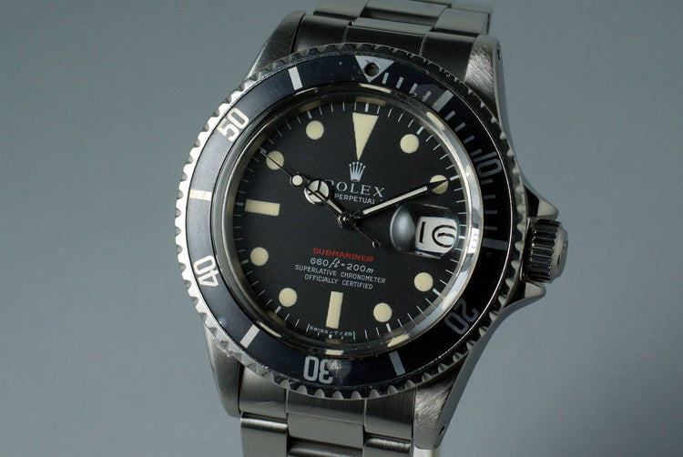 1970 Rolex Red Submariner 1680 Mark IV