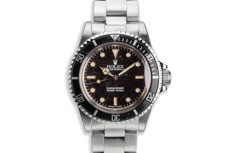 1985 Vintage Rolex Submariner 5513 "Spider" Dial