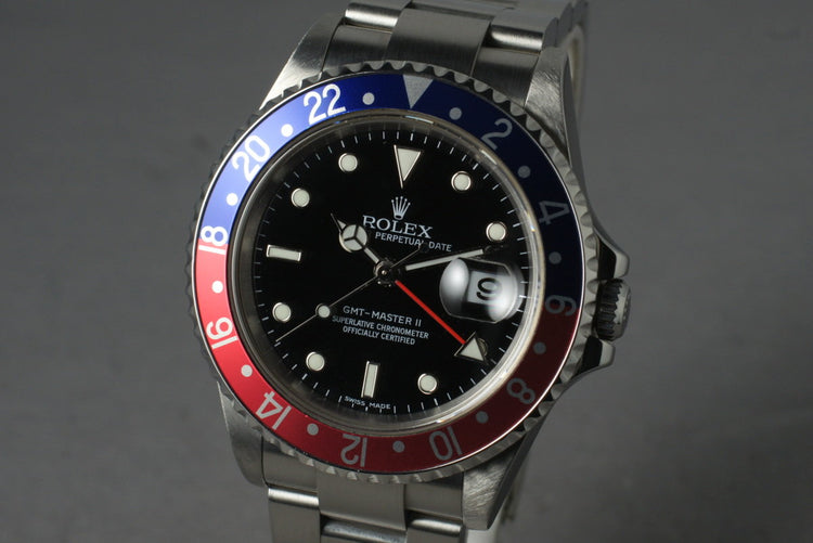 2005 Rolex GMT 16710 Stick Dial with Box and Papers