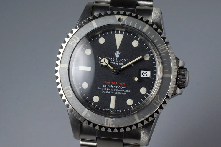 1970 Rolex Red Submariner 1680 Mark IV Dial with ‘Ghost’ Bezel