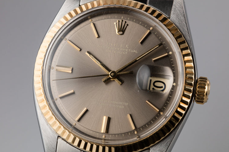 1971 Rolex Two-Tone DateJust 1601 Brown Dial