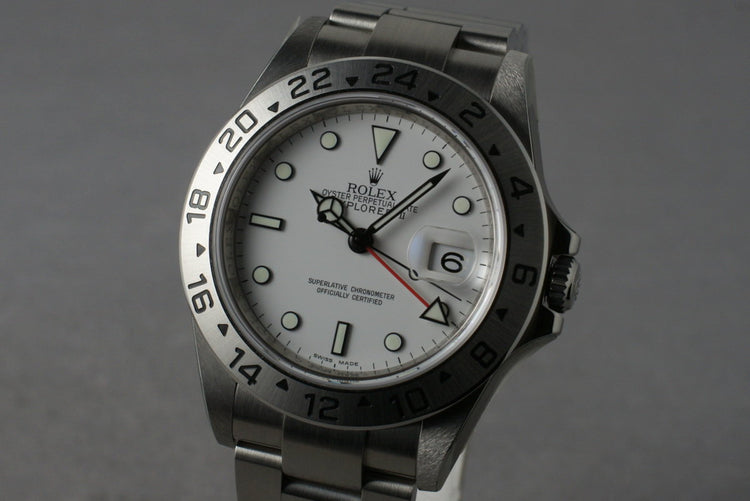 2012 Rolex Explorer II 16570 with Box and Papers New with 3186 Movement