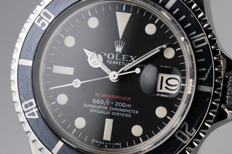 1971 Rolex Red Submariner 1680 with MK V Dial