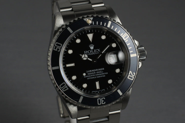 1997 Rolex Submariner 16610