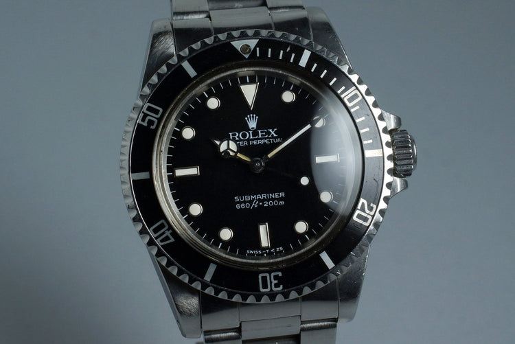 1985 Rolex Submariner 5513 with Spider Dial