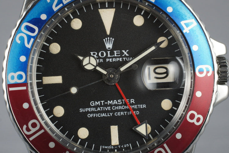 1968 Rolex GMT 1675 with Mark I Dial