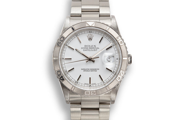 2002 Rolex DateJust "Thunderbird" 16264 White Dial
