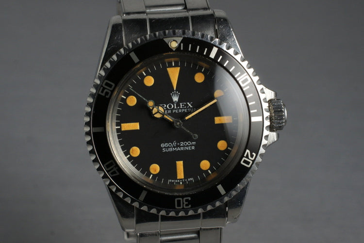 1967 Rolex Submariner 5512 Box and Papers with 5513 Dial