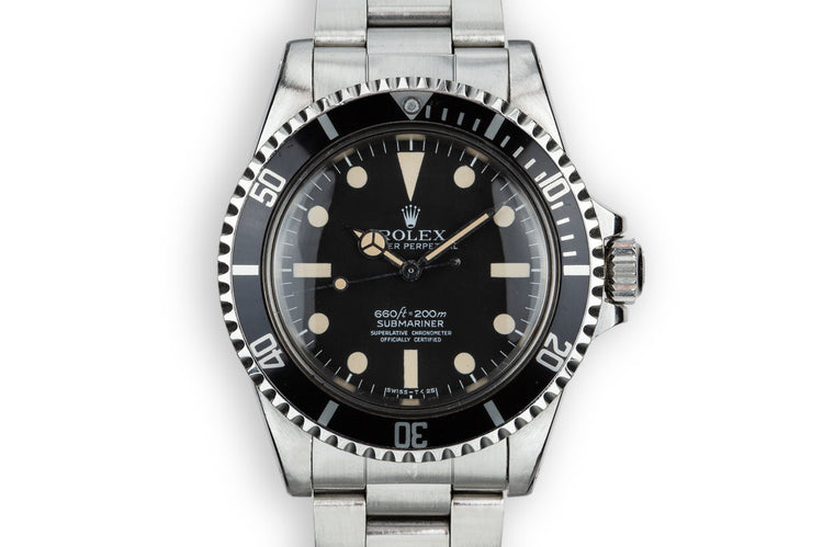 1977 Rolex Submariner 5512 with Mark 1 Maxi Dial