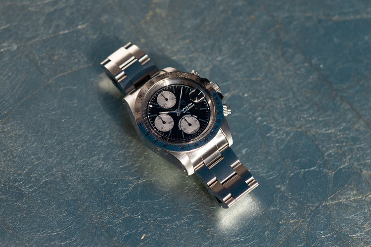 1993 Tudor "Big Block" Chronograph 79180 Black Dial with Box and Papers