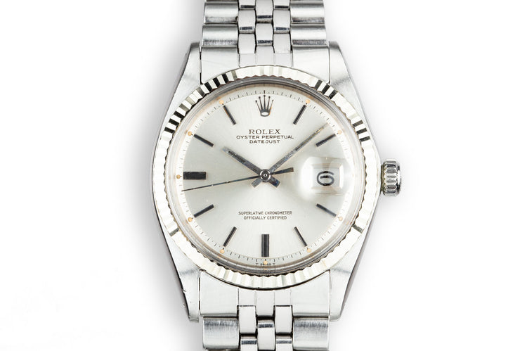 1973 Rolex DateJust 1601 Silver Dial