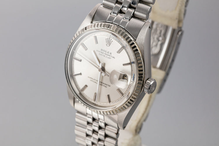 1970 Rolex DateJust 1601 with Silver No Lume Dial