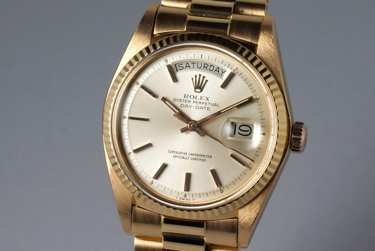 1978 Rolex Rose Gold Day-Date 1803 with Box and Papers