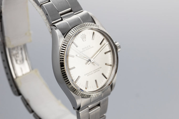 1972 Rolex Oyster Perpetual 1005 Silver Dial