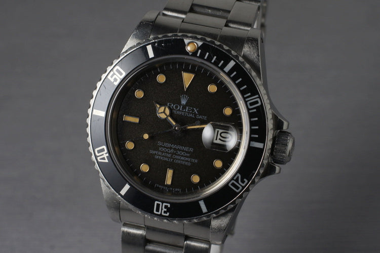 1983 Rolex Submariner 16800 Tropical Dial