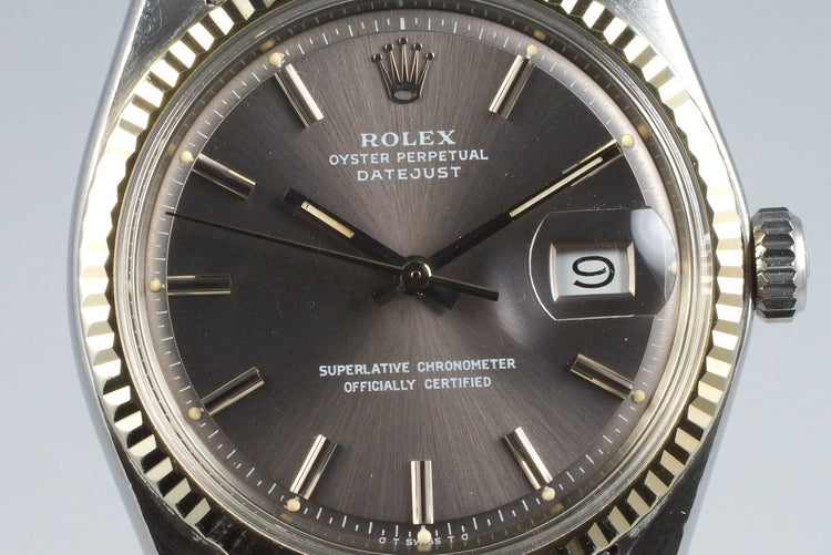 1972 Rolex DateJust 1601 Gray Sigma Dial