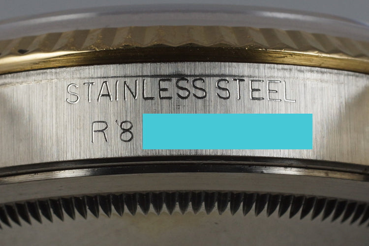 1988 Rolex Two Tone DateJust 16233 Cream Roman Dial