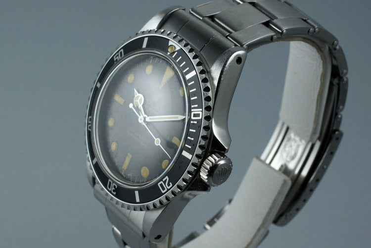 1963 Rolex Submariner 5513 Glossy Gilt UNDERLINE Dial