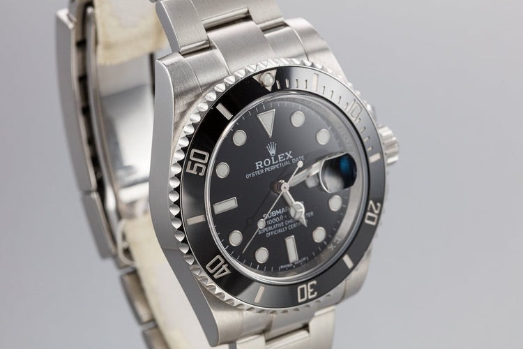 2017 Rolex Submariner 116610 with Box and Papers