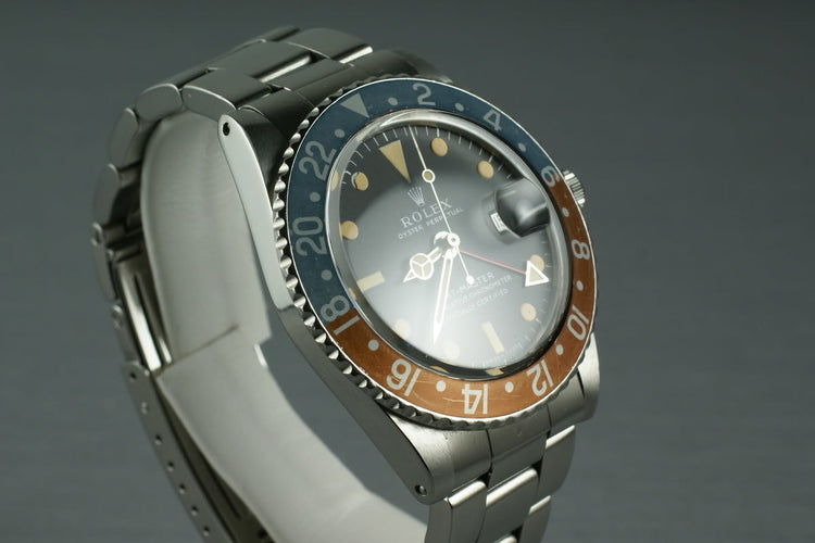 Rolex GMT 1675 with Box and Papers