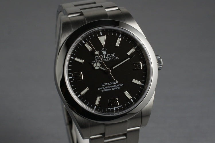2012 Rolex Explorer 214270 with Box and Papers