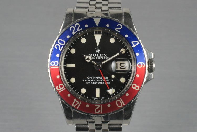 1968 Rolex GMT 1675 Mark I Dial