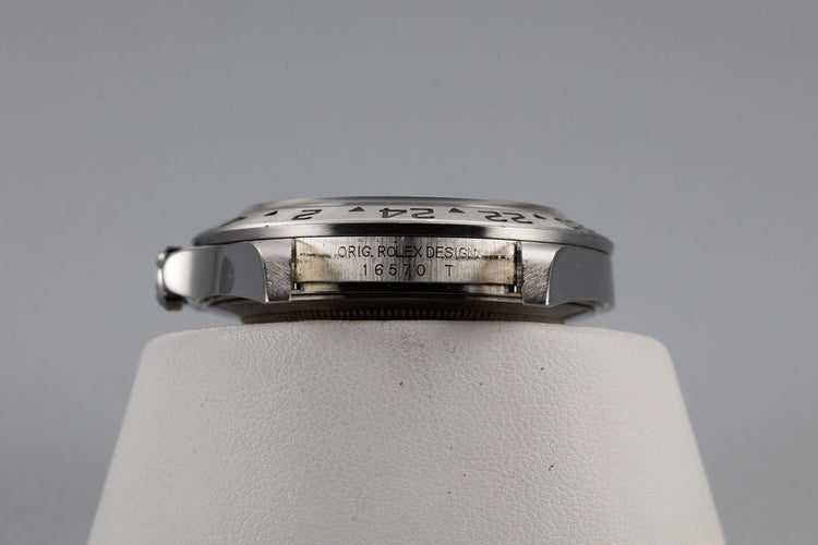 2006 Rolex Explorer II 16570 Black Dial