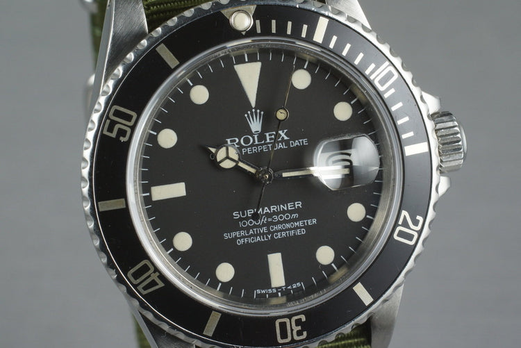 1981 Rolex Submariner 16800