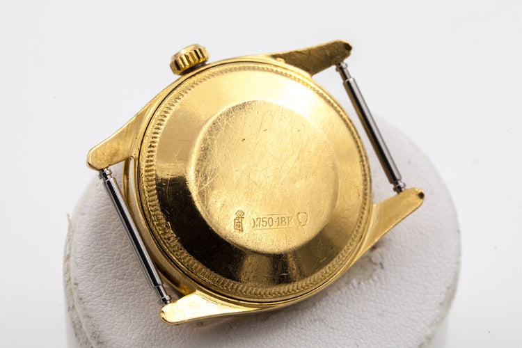 1954 Rolex Oyster Perpetual 6290 with Serpico Y Laino No Lume Waffle Dial