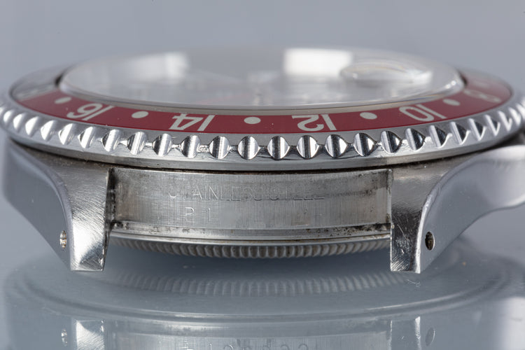 2000 Rolex GMT Master II 16710 Red & Black Insert Box & Papers