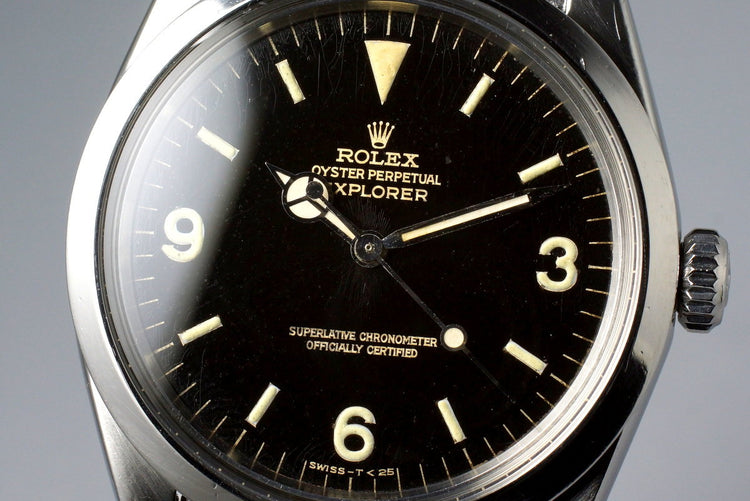 1966 Rolex Explorer 1 1016 Glossy Gilt Dial
