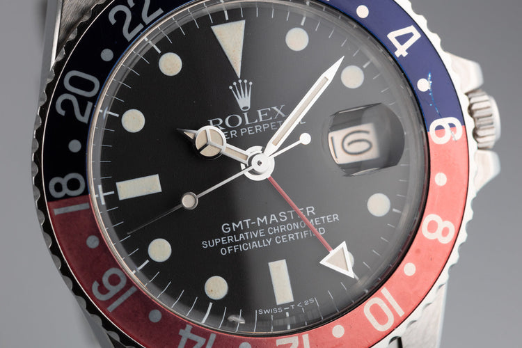 1978 Rolex GMT-Master 1675 "Pepsi" with Box and Service Papers