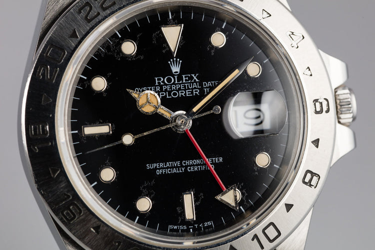 1987 Rolex Explorer II 16550 Black Dial