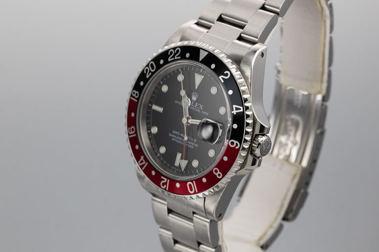 1999 Rolex GMT-Master II 16710 SWISS Only Dial with Service Papers