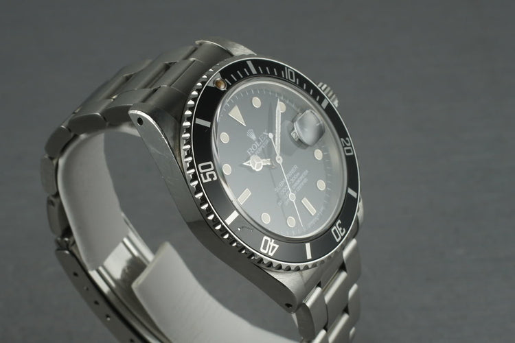 1985 Rolex Submariner 16800 with spider dial