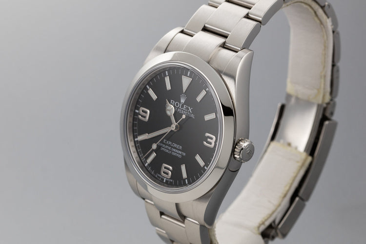 2017 Rolex 39mm Explorer 214270 with Box and Papers