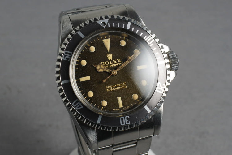 1965 Rolex Submariner 5513 with Ultra Gilt Tropical Brown Dial